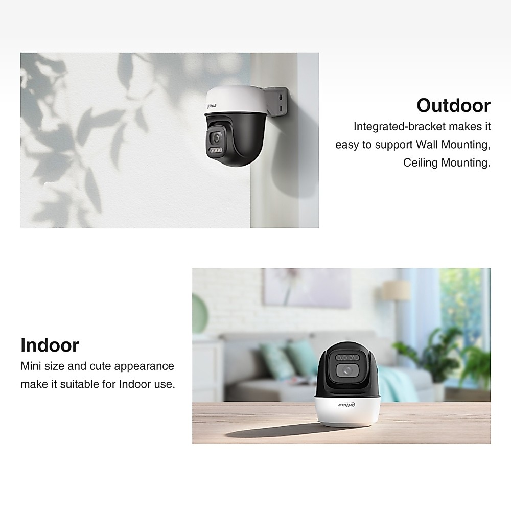 DAHUA กล้องวงจรปิด Wi-Fi รุ่น PICOO P3I-PV ความละเอียด 3MP ภาพสี24ชม. ดูออนไลน์ได้ Two-Way +Alarm รูปที่ 6