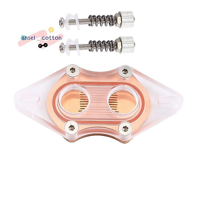 CPU Water Cooling Block Cooler อะคริลิคโปร่งใส South Bridge Northbridge Block สําหรับคอมพิวเตอร์ CPU