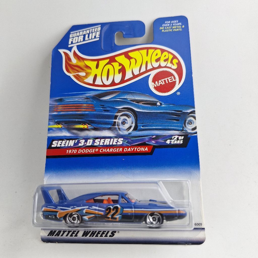 รถเหล็ก Hotwheels 1970 DODGE CHARGER DAYTONA SEEIN 3-D SERIES (ib30)