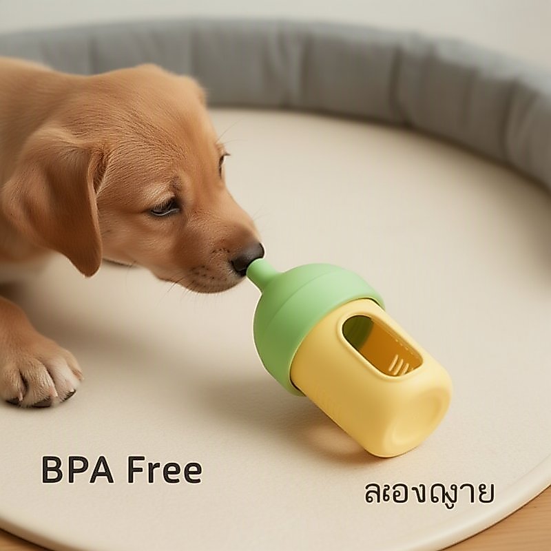 AimayaPet رضاعة قطط صغيرة 60 مل بحلمة سيليكون — صورة 2