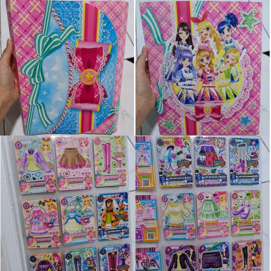 แฟ้ม Aikatsu พร้อมเซ็ทการ์ด Aikatsu 36 ใบ
