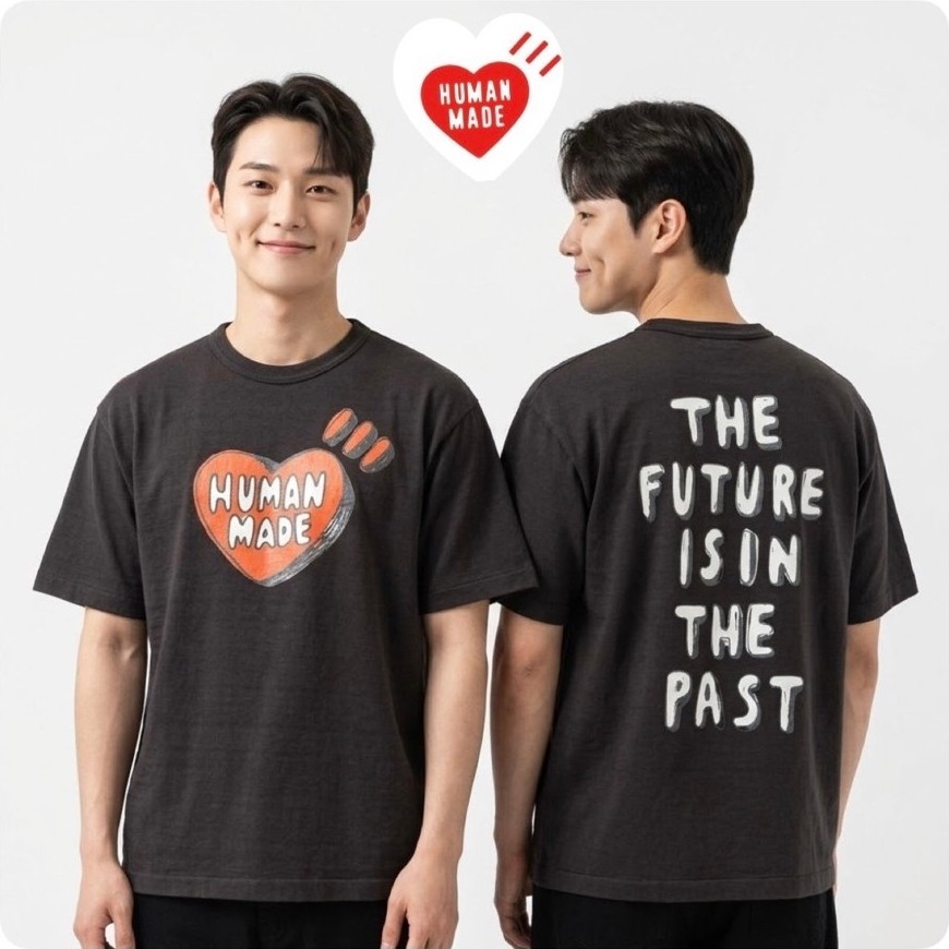 เสื้อยืด Human made หัวใจแดง ออกใหม่เสาร์นี้!!! GRAPHIC T-SHIRT ของแท้100%