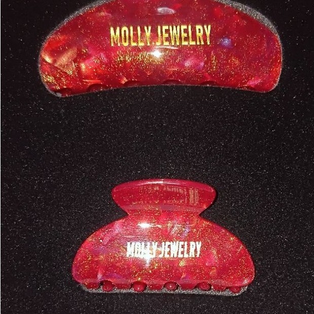 กิ๊บ Molly jewelry ของแท้@!!!มีแบบขนาดใหญ่1ชื้น แถม 1 ชื้นเล็ก USA.ในกล่องสง่างามคละสีขาย