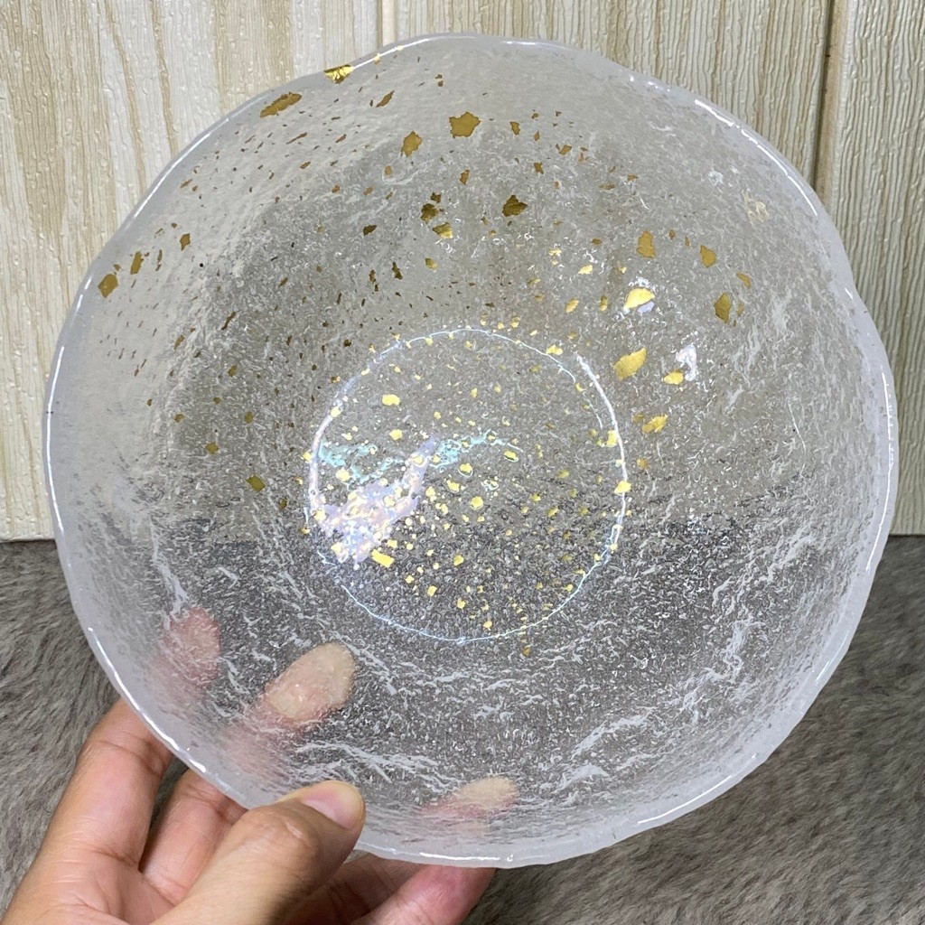 ชามแก้วแฮนด์เมด Edo Glass จากญี่ปุ่น
