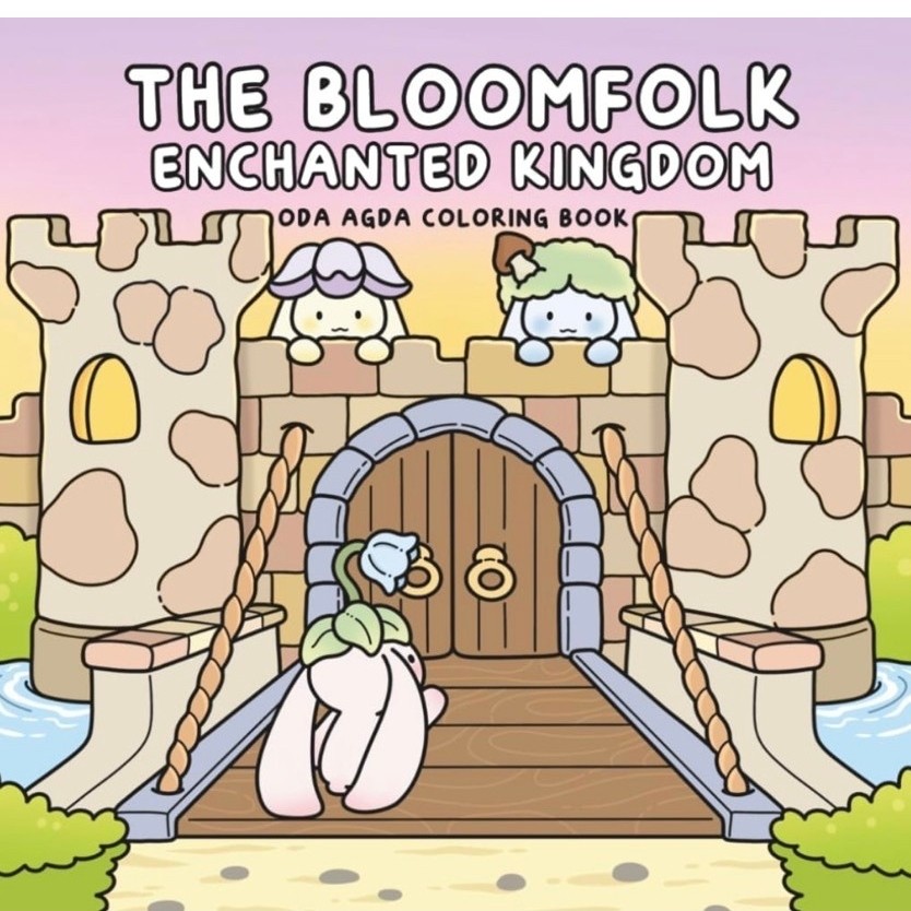 สมุดระบายสี The Bloomfolk by Oda Agda Publishing