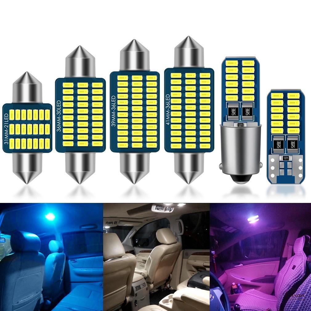 1 ชิ้น T10 Led W5w หลอดไฟ Led C5w Ba9s T4w Led Canbus Festoon C10w 31/36/39/41 มิลลิเมตร Warm White 