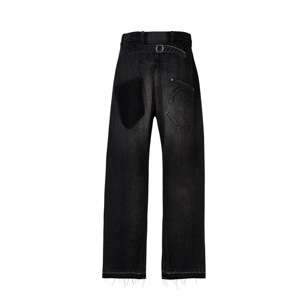 FUXURY Ghost Shadow Loose Jeans