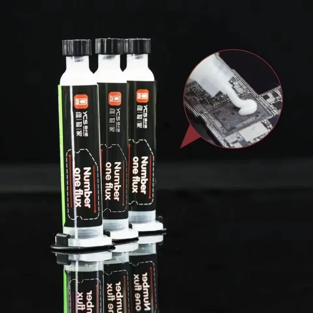 YCS ฟลักซ์หลอด ฟลักซ์ 10cc ทําความสะอาดเอง บัดกรีเชื่อมขั้นสูงน้ำมัน Flux จาระบี10cc บัดกรีซ่อมวาง รูปที่ 4
