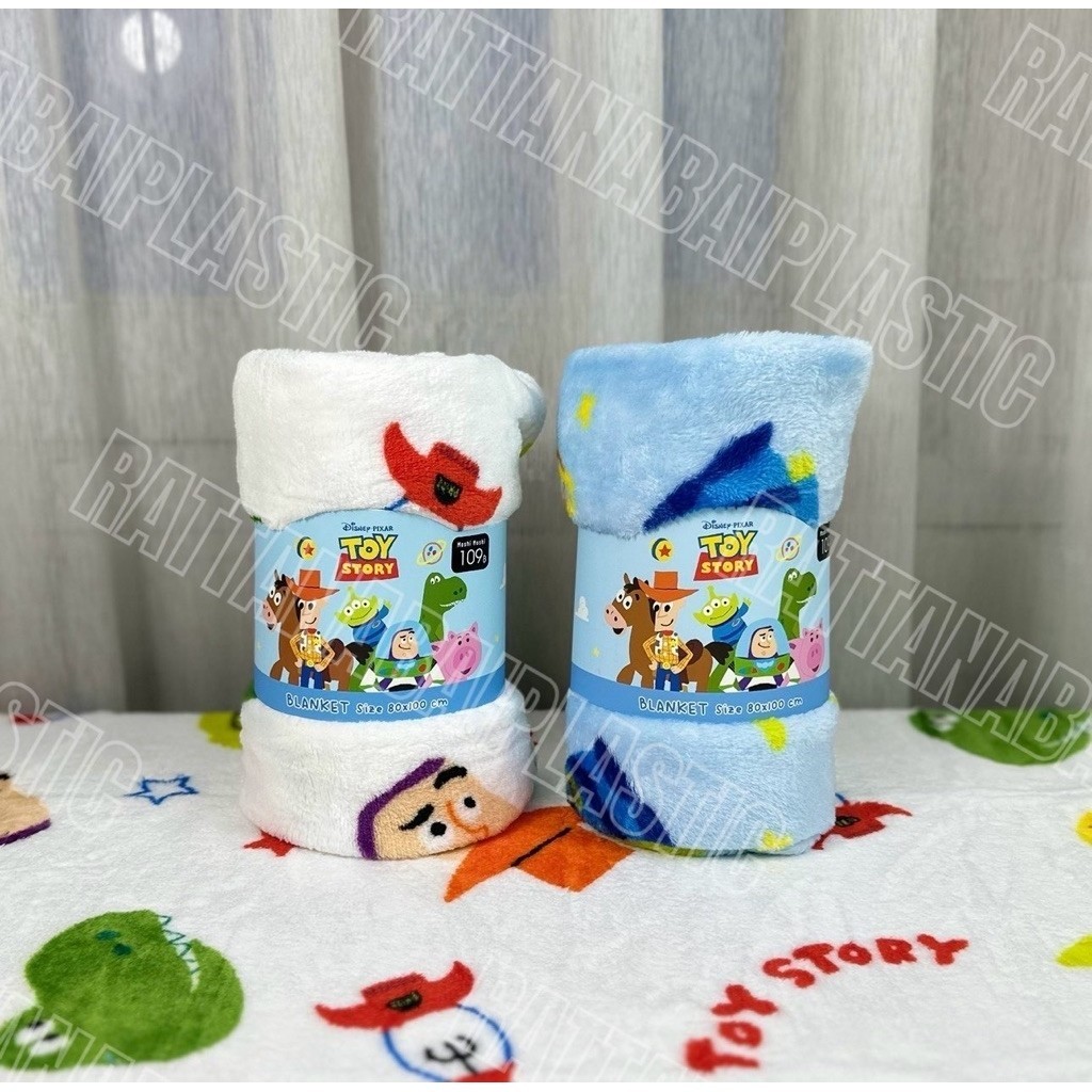 Moshi Moshi ผ้าห่ม ผ้าห่มเด็ก (ขนาด 80x100CM.) TOY STORYลิขสิทธิ์ของแท้