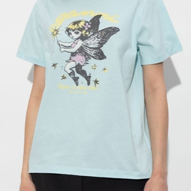 (พร้อมส่ง) Ganni Fairy Blue (M)