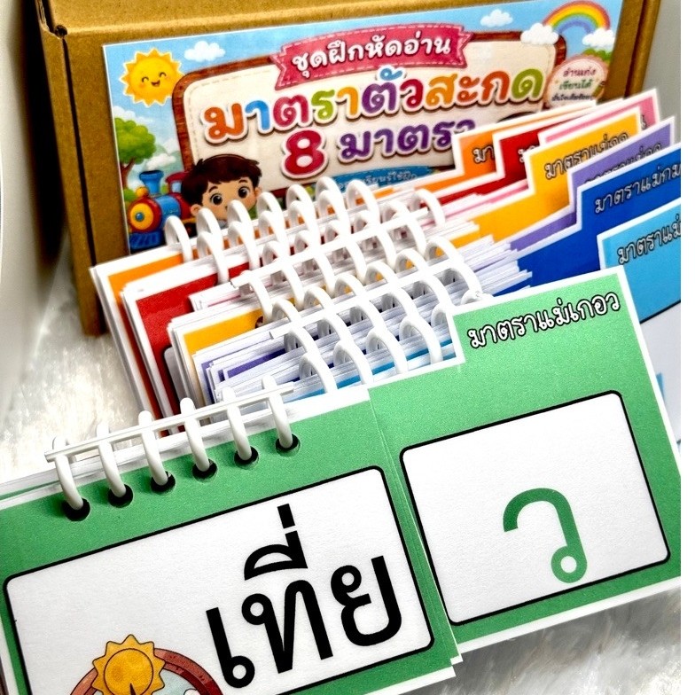 📚✨ ชุดฝึกอ่าน มีมาตราตัวสะกด 8 มาตรา ✨📚