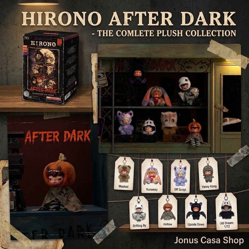 (ใช้Codeลดได้) พร้อมส่ง 🎃พวงกุญแจHirono ฮาโลวีน-Hirono After Dark Series Plush Doll Pendant