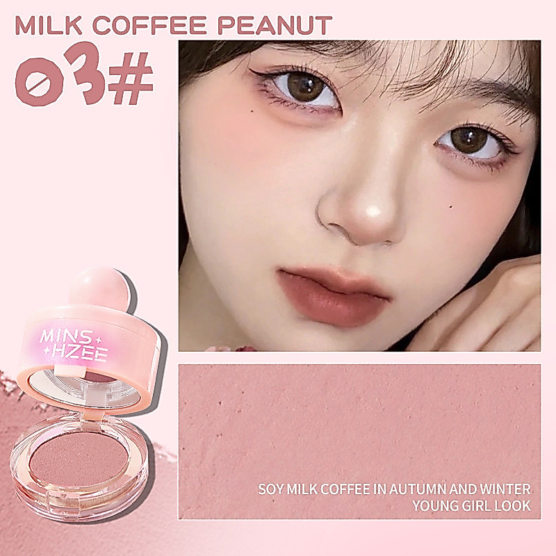 Ming Xizhi Blush Cream High Gloss Matte Brightening Contouring Blush Palette