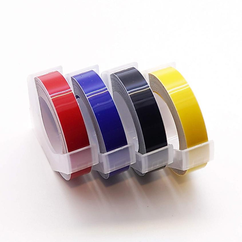 Random color 9mm manual tape can be used with 3D lable printers Cidy M1610 C101 Motex E-505 B90
