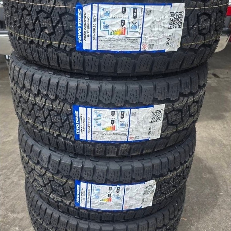 🚘🚔toyo 265/50/20 AT3 ตัวหนังสือขาว ญี่ปุ่น ยางใหม่ปี26