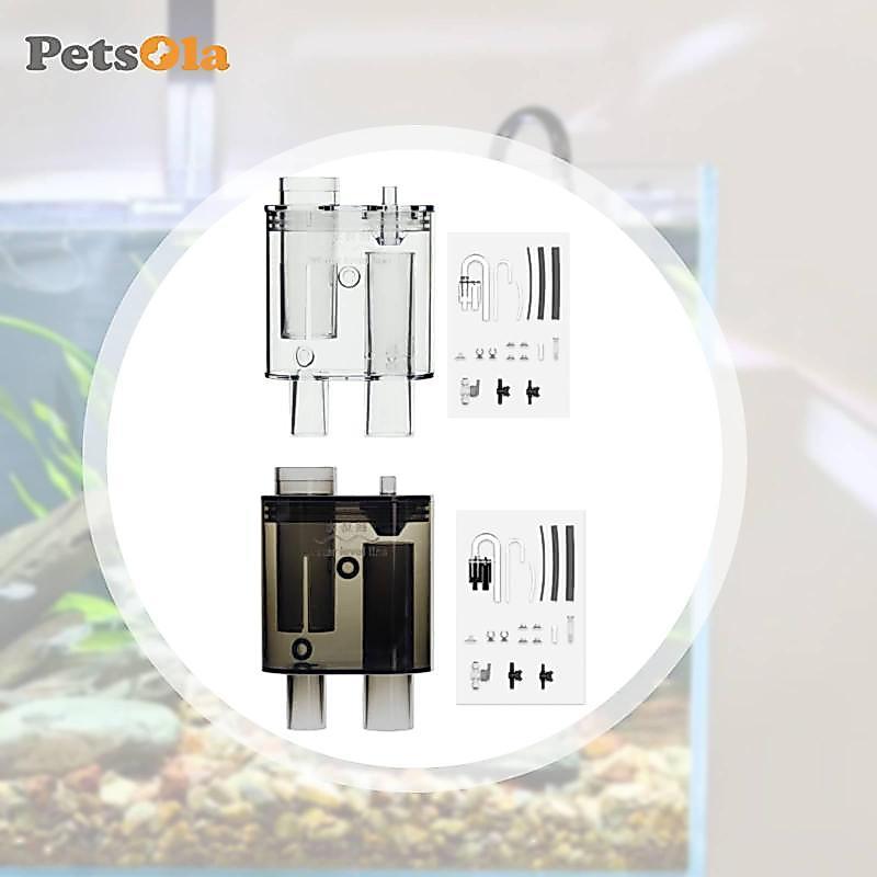 PETSOLA Compact Aquarium Overflow Box ติดตั้งง่าย Siphon แขวนกรอง Overflow สําหรับถังน้ําจืดและทะเล