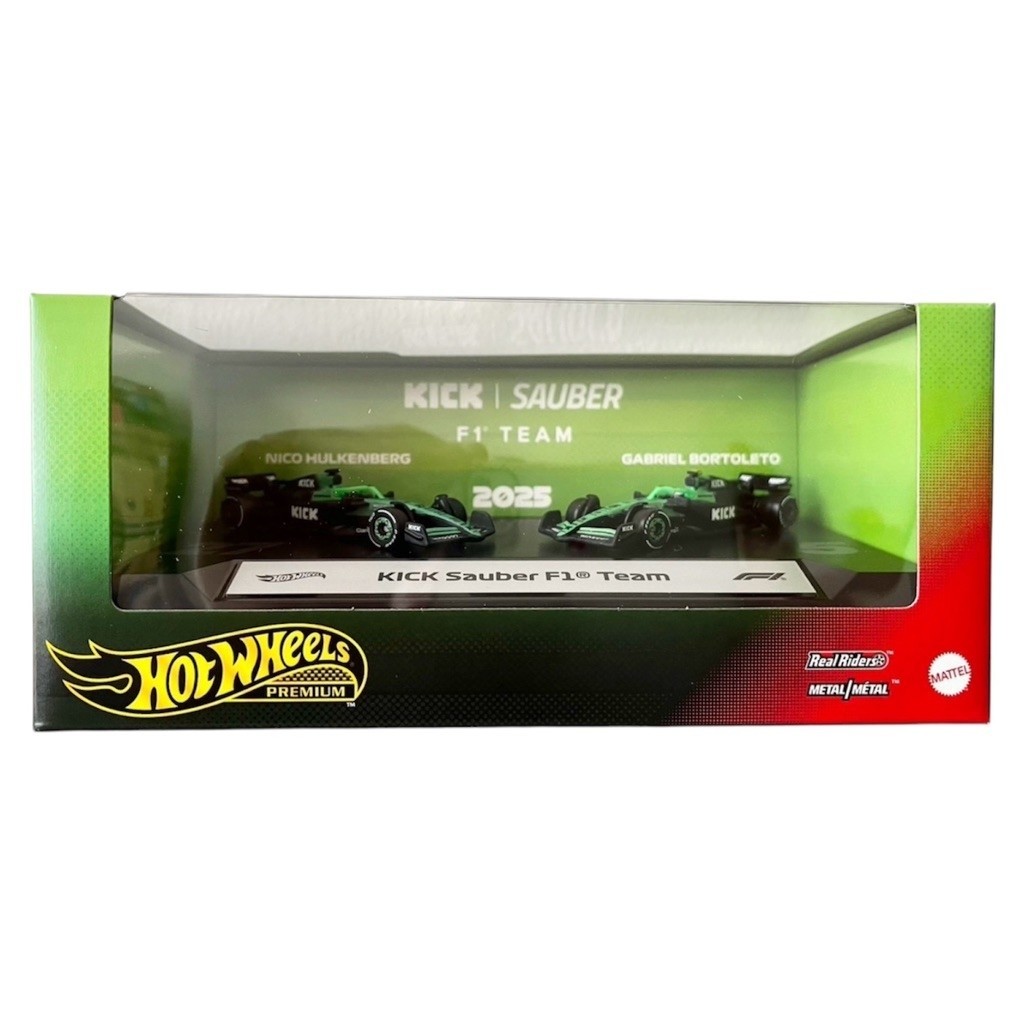Hot Wheels Premium 2025 Formula 1 (F1) Kick Sauber F1 Team