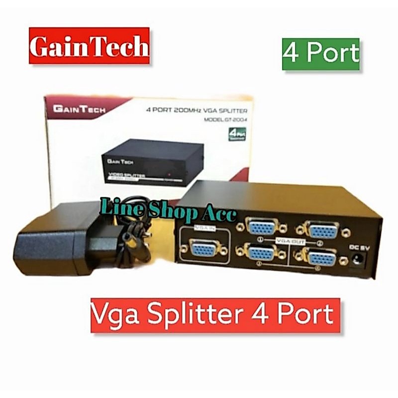 Gaintech 4 Port Vga Spliter