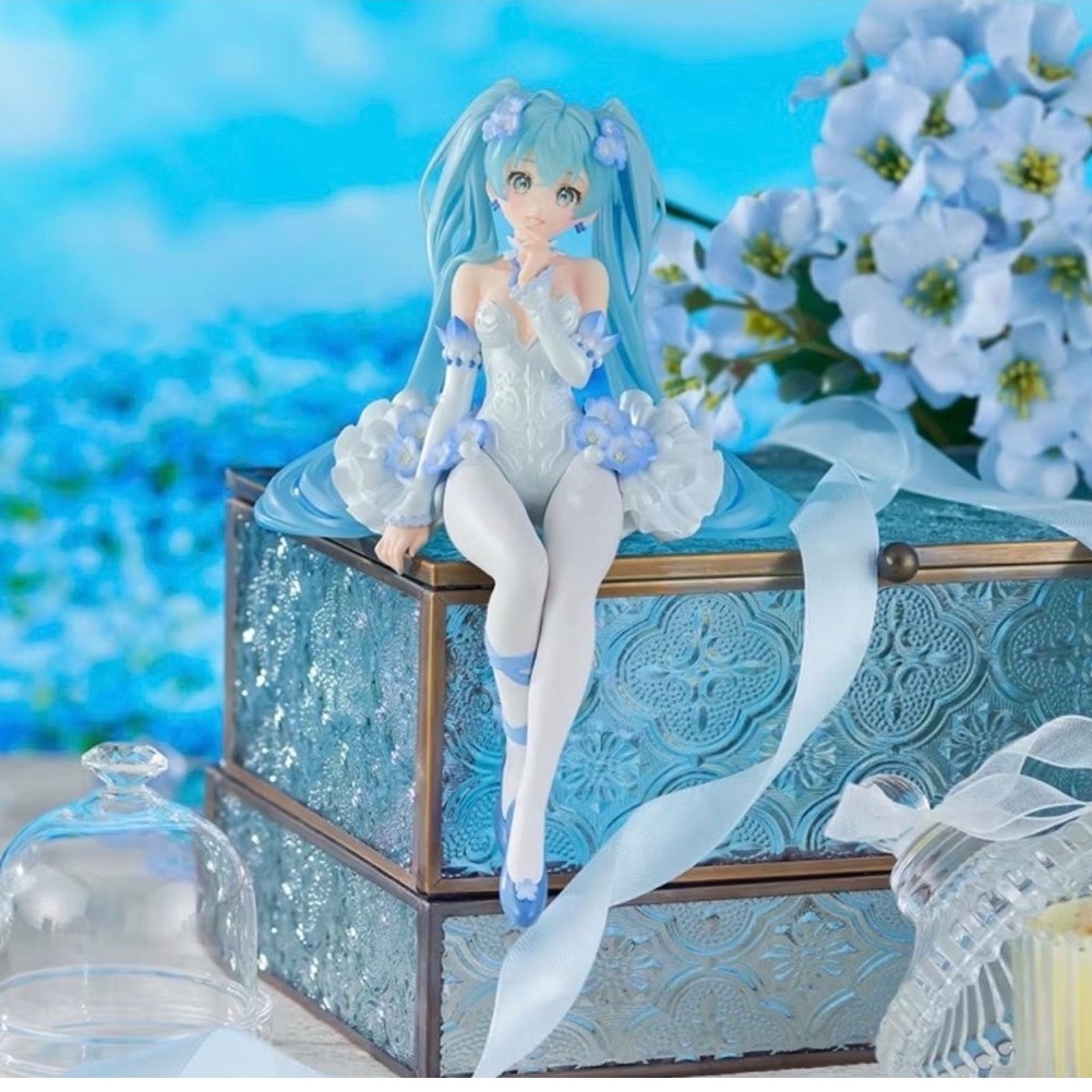 โมเดลฟิกเกอร์ฮัตสึเนะ มิคุ hatsune miku flower fairy nemophila noodle stopper figure