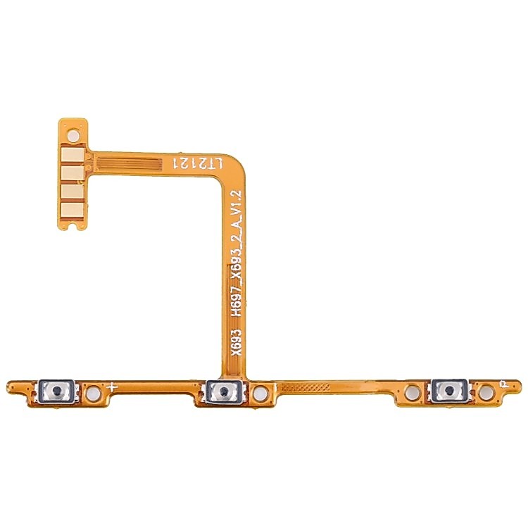 สําหรับ Infinix Note 10 X693 OEM ปุ่มและปุ่มปรับระดับเสียง Flex Cable