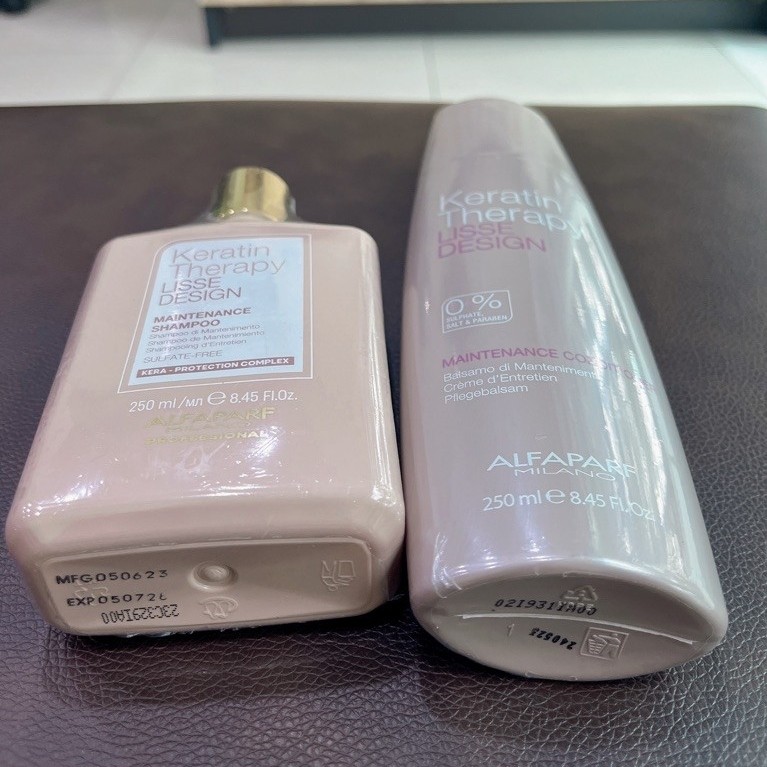 Alfaparf Lisse Design Keratin Maintenance Shampoo Conditioner
