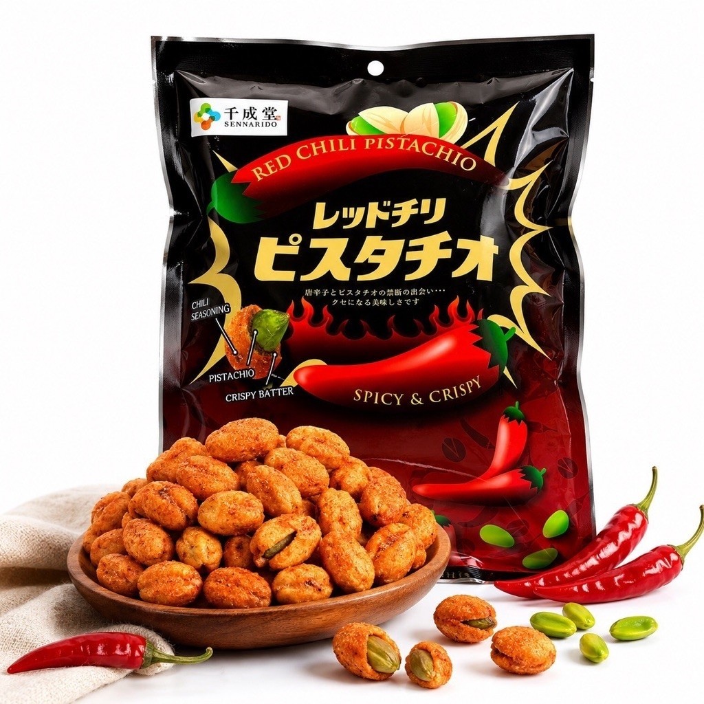 ถั่วพิตาชิโอ้ (รสพริก) Red Chili Pistachio