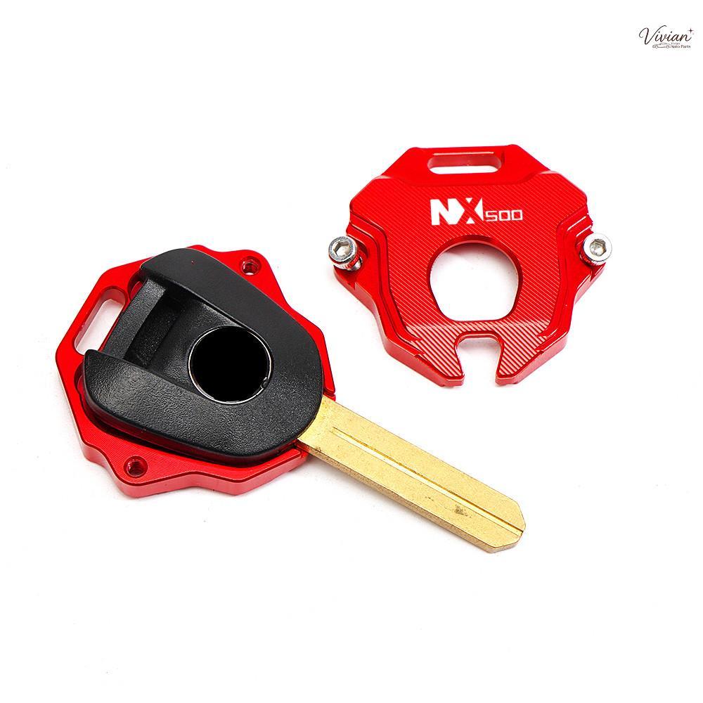 สําหรับ Honda NX500 NX 500 2023 2024 NT1100 NT 1100 CNC ฝาครอบกุญแจรถจักรยานยนต์กรณีฝาครอบกุญแจ【1