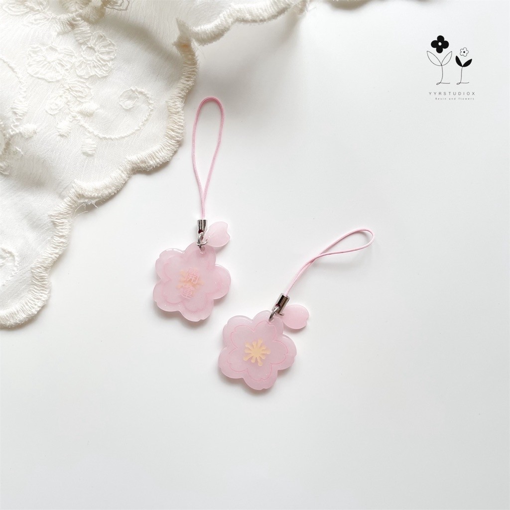 YYRSTUDIOX-omamori sakura พวงกุญแจซากุระ
