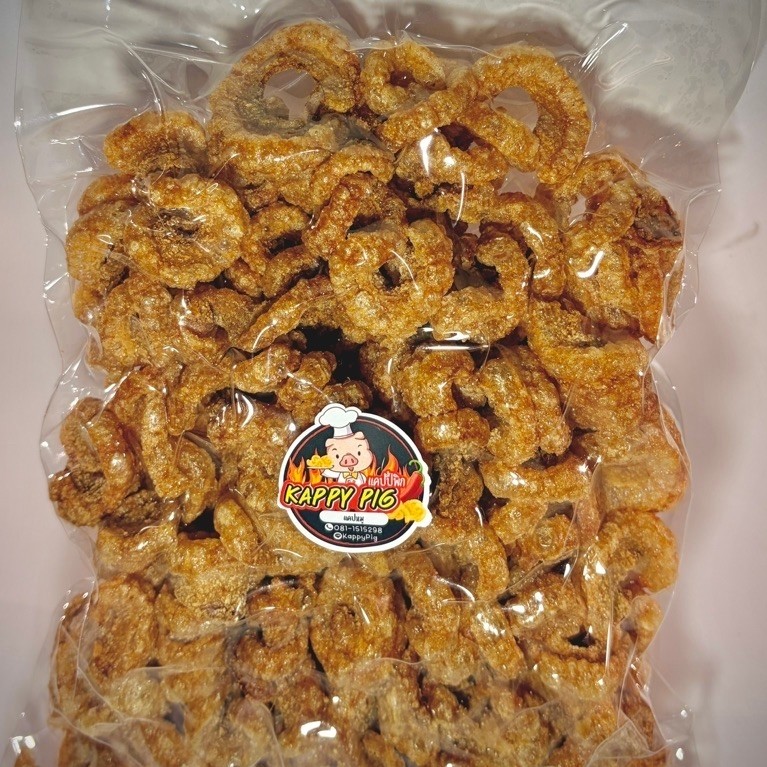 แคบหมูกระจก แบบปรุงรส ขนาด 200 กรัม