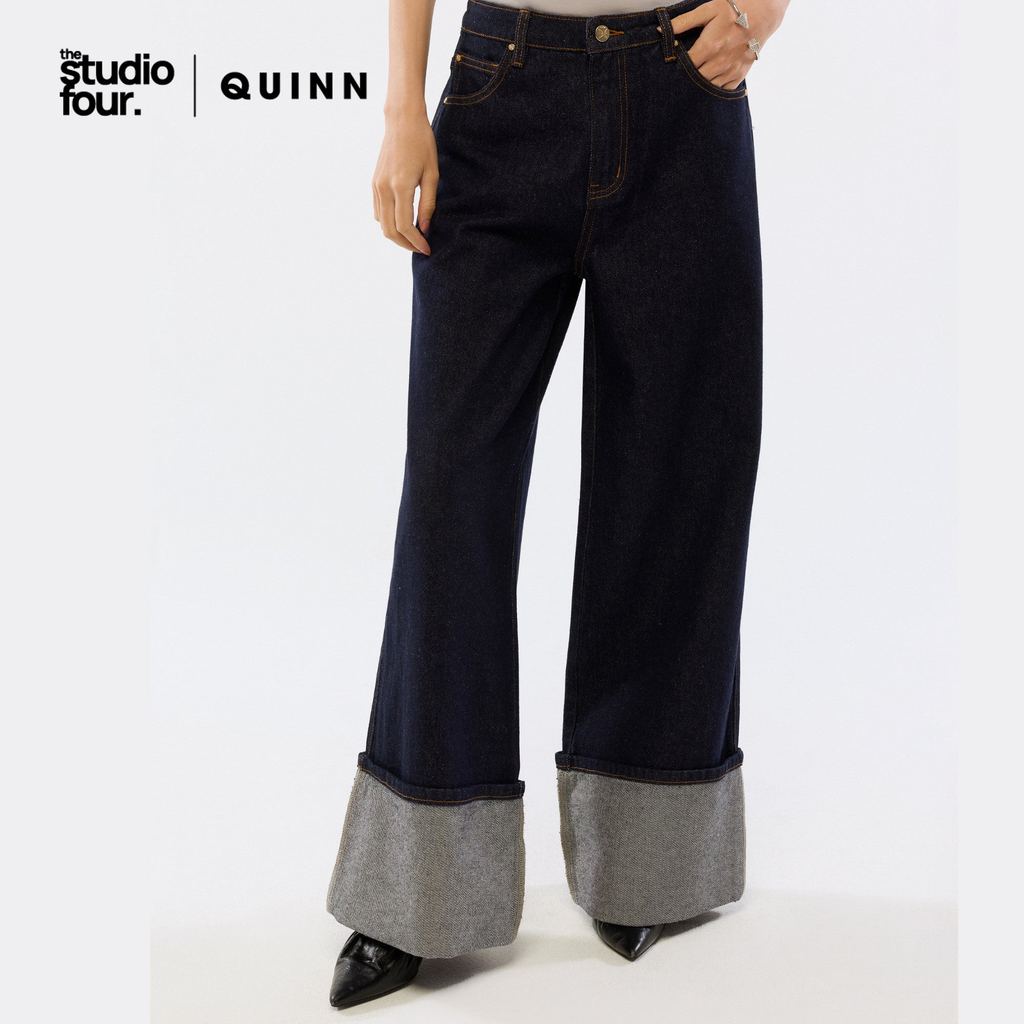 QUINN بنطلون جينز Turn Up