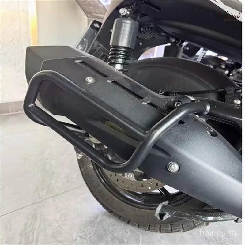 FOR ZONTES 150D 150M 350D/E/M Rear Exhaust Pipe Bar Protection Bar Anti Drop Bar Modified Bumper 150