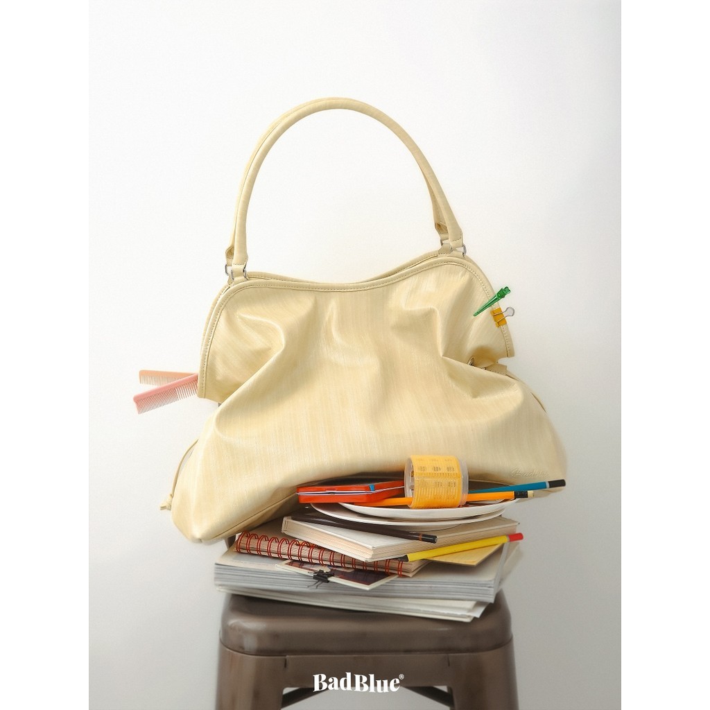 BadBlue Glaze Vanilla Dimsum Bag Butter/Glaze Pearl Gray/Cream Puff/Ink มีให้เลือกห้าสี กระเป๋าโท้ท