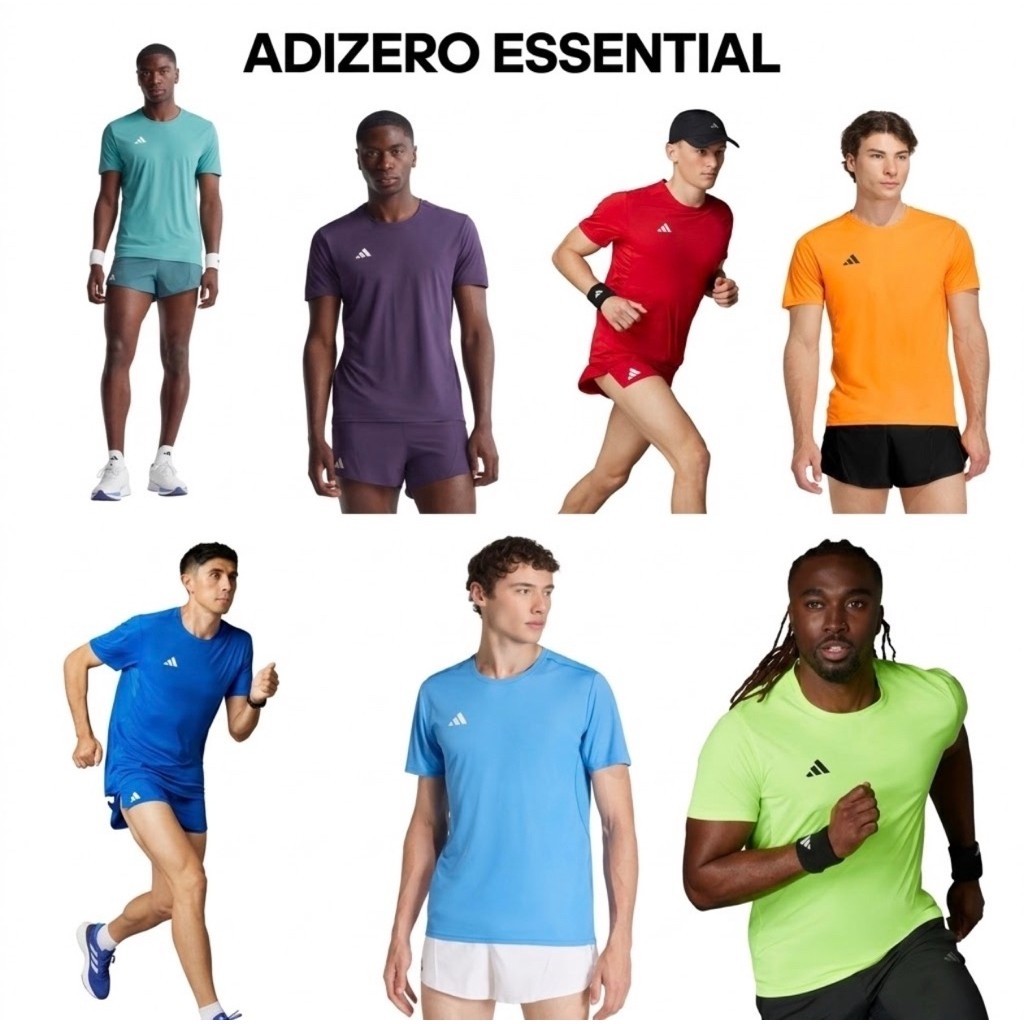 เสื้อวิ่งคอกลม adizero essential   📌ตระกูล Adizero ผ้าลื่น แห้งไว 📌ตัวรองท๊อป