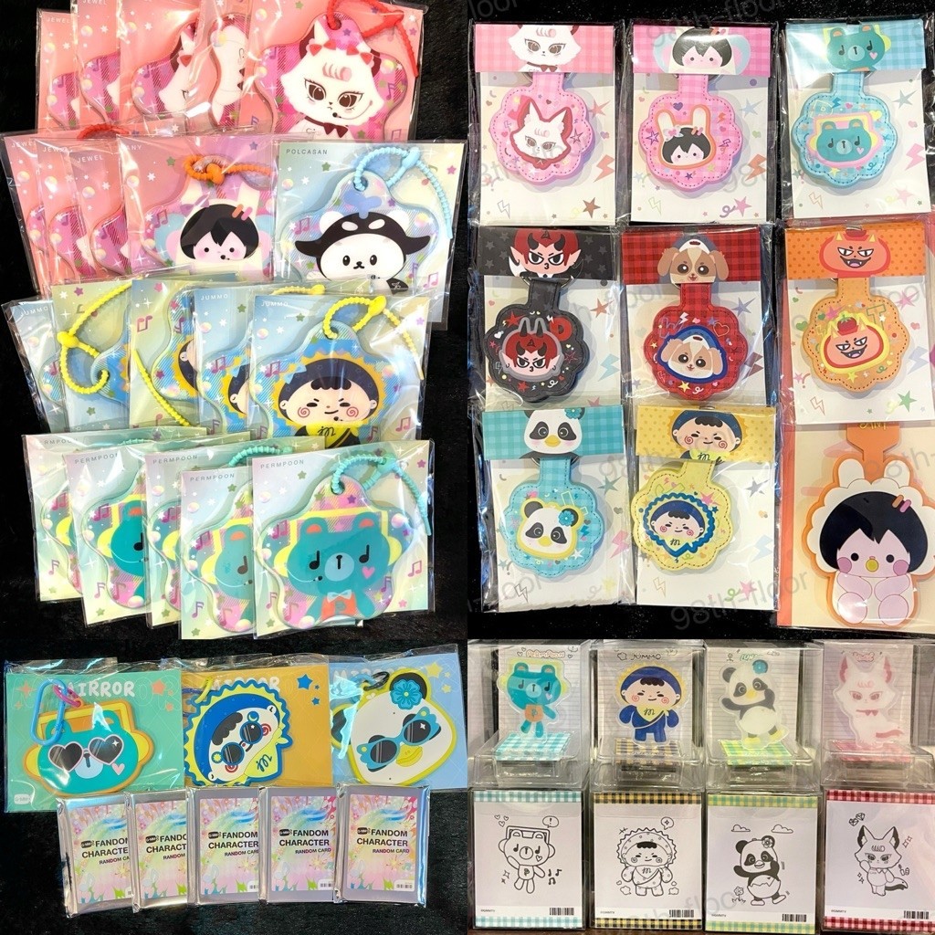(พร้อมส่ง) update10/09 รวมทุกงาน GMMTV Fandom Character Merch ANY/JEWEL/JUMMO/LUNAR/PERMPOON/TOMAFOX