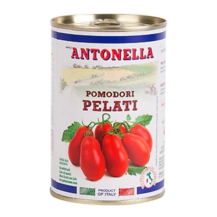 แอนโทเนลล่า มะเขือเทศปอกเปลือก จากอิตาลี 400 กรัม - Whole Peeled Tomato 400g Antonella brand from Italy