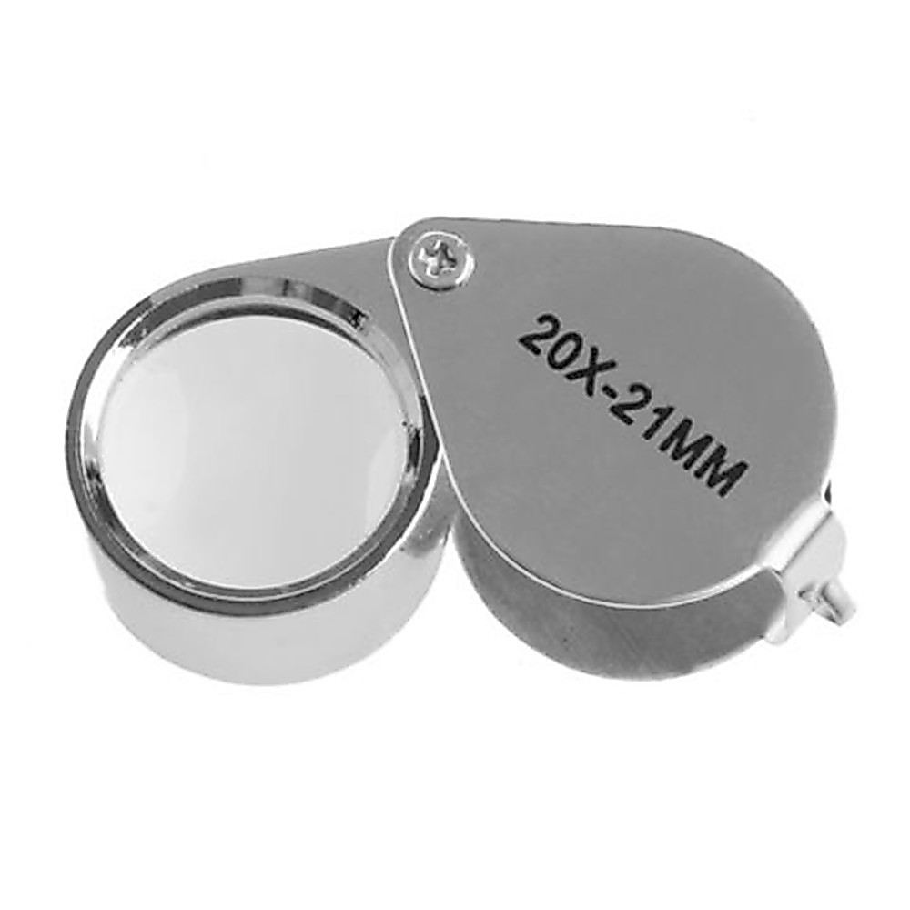 Mini Jewelers Loupe 20X Hastings Triplet แว่นขยายสำหรับเครื่องประดับ อัญมณี และนาฬิกา