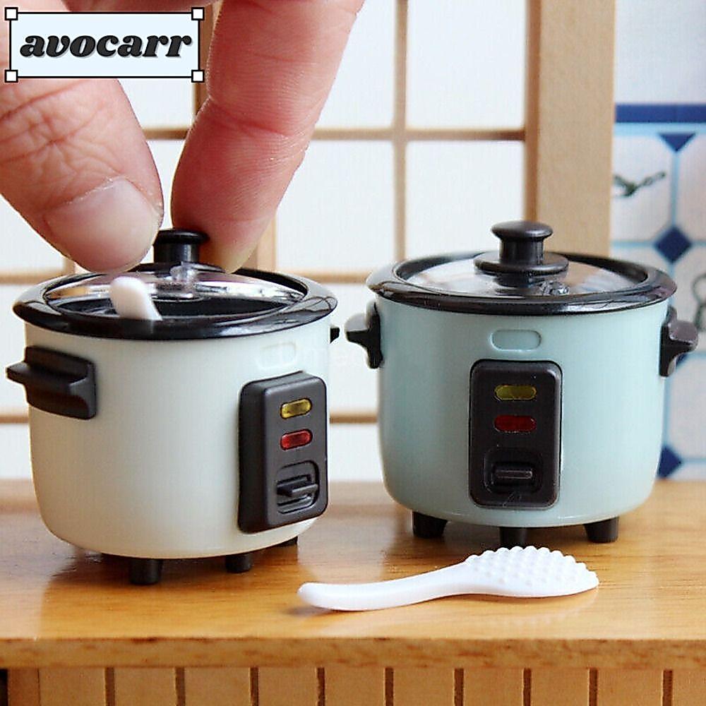 AVOCAR Mini Rice Cooker Excellent Kitchen Doll Food Doll House