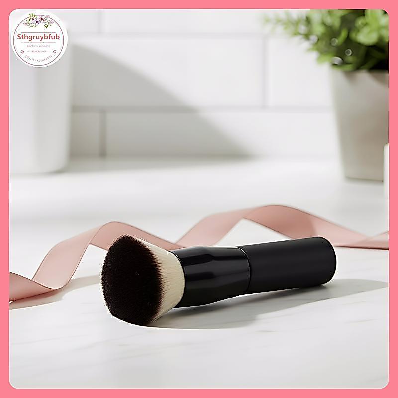 STHB Soft Dense Bristle Face Brush สําหรับผู้หญิง Foundation คอนซีลเลอร์ Powder Contour Home Beauty 
