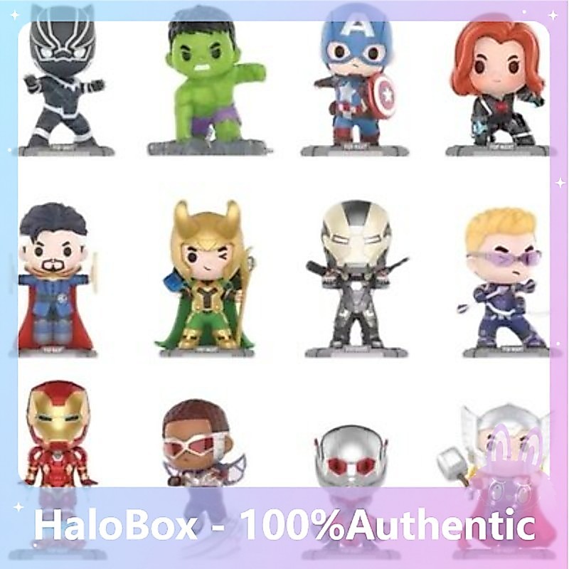 P POPMART Marvel Avengers Classic Series Mystery Box เครื่องประดับของแท้