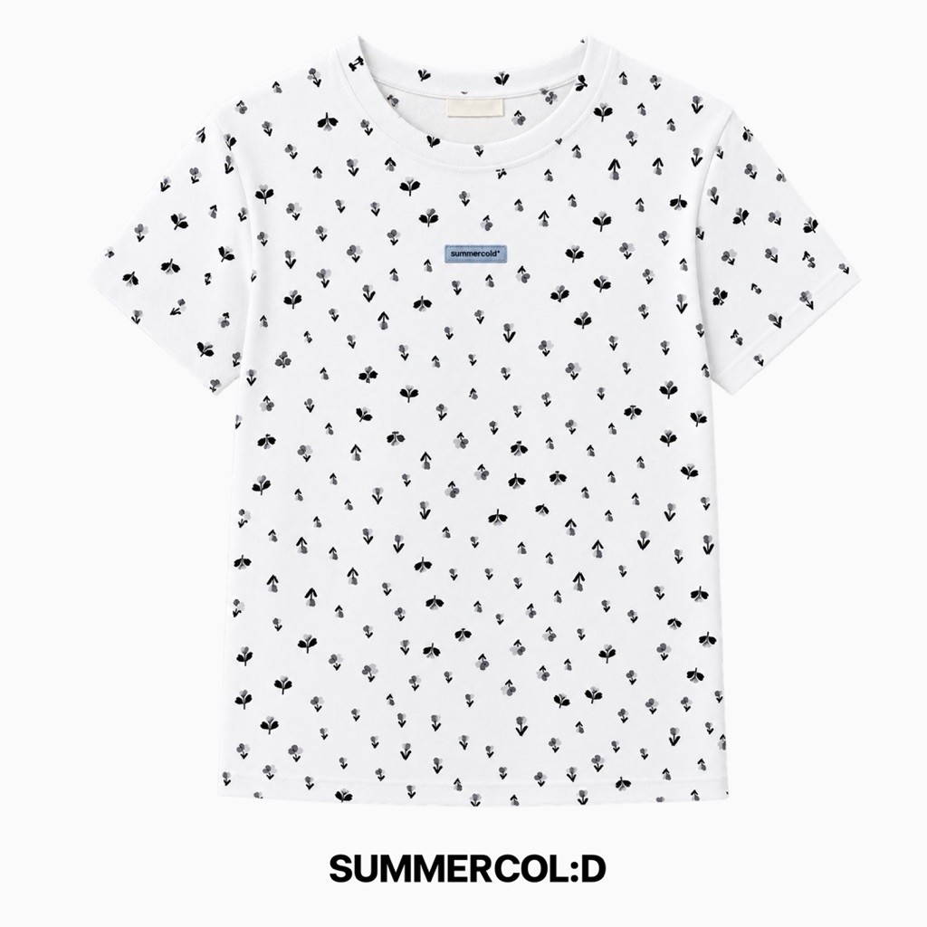 (สินค้าพร้อมส่ง) summercold - blossom basic tee