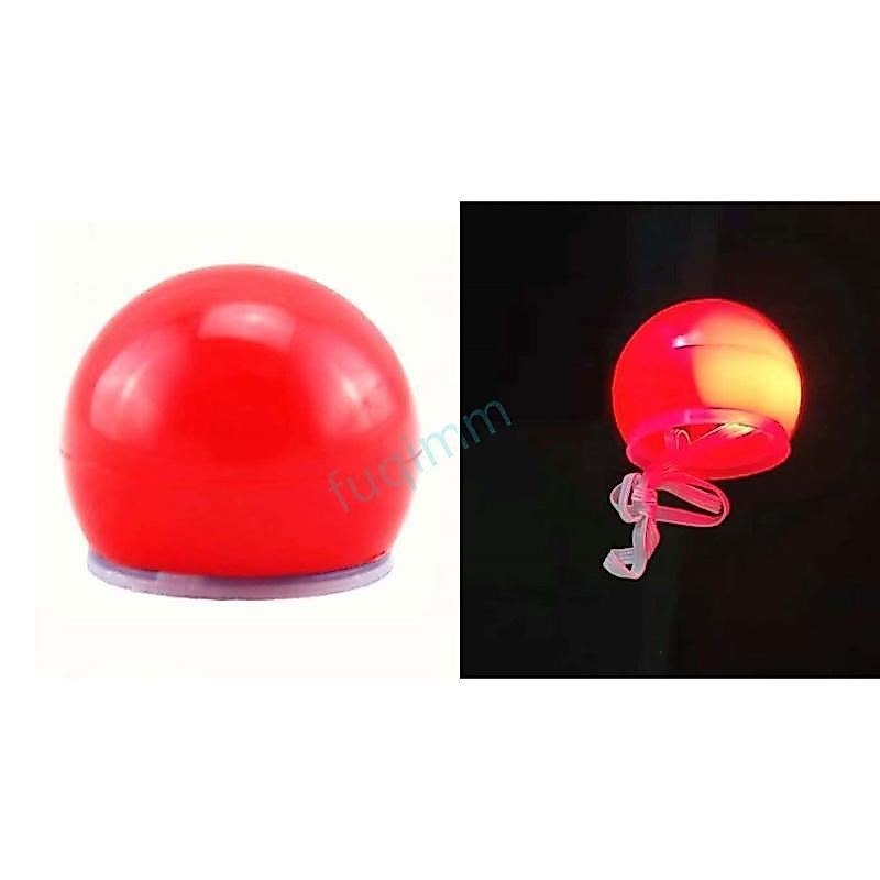 FQMM LED Clown จมูกน่าเกลียดจมูก Clown LED Redish Clown จมูกเหมาะสําหรับเด็กและผู้ใหญ่