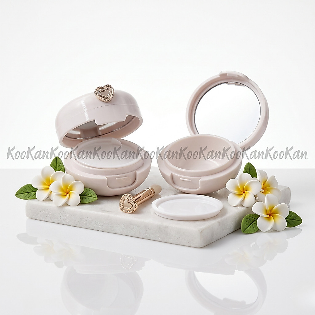 พร้อมส่ง ตลับลิปบาล์มทรงหัวใจ กระปุกลิปบาล์ม มีแปรงซิลิโคน ขนาด 20 กรัม