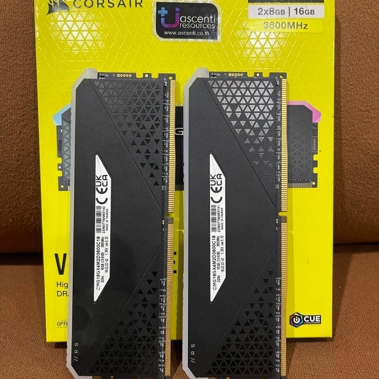 Ram ddr4 32G,16Gb 3200 16x1,16(8×2) ราคาถูกมีประกัน