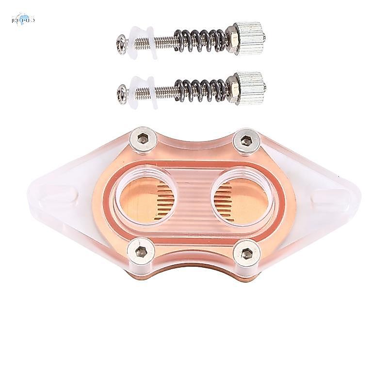 CPU Water Cooling Block Cooler อะคริลิคโปร่งใส South Bridge Northbridge Block สําหรับคอมพิวเตอร์ CPU