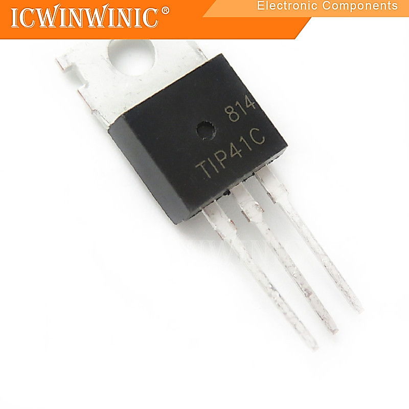 5 ชิ้น TIP41C TIP41 TO-220F ส่วนประกอบอิเล็กทรอนิกส์