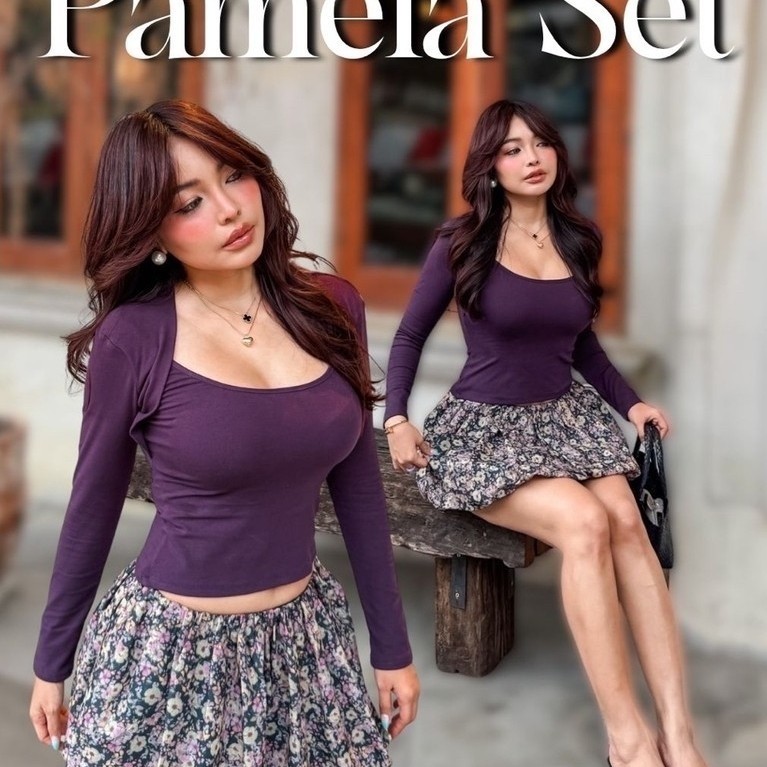 Chuuclothing Pamela set [พร้อมส่ง] เก็บโค้ดหน้ากิจกรรม