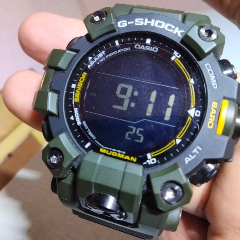 G shock GW9500 รุ่นตุ่นเขียวเข้ม
