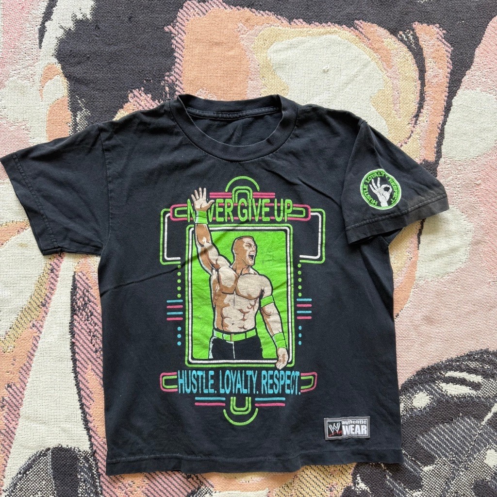 John Cena "Never Give Up" Kids Shirt