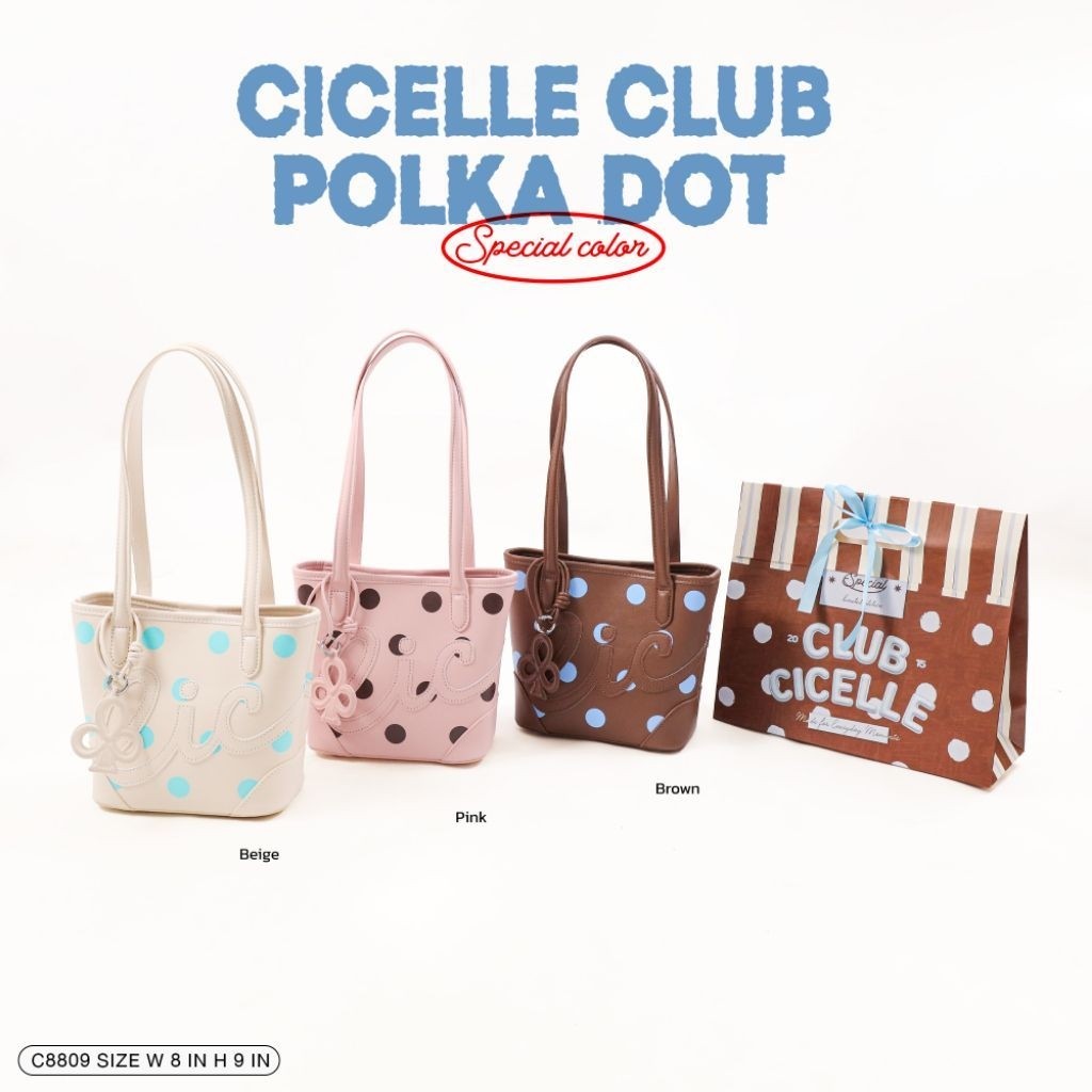CICELLE CLUB ลาย Polka Dot สุด cute🩵  C8809