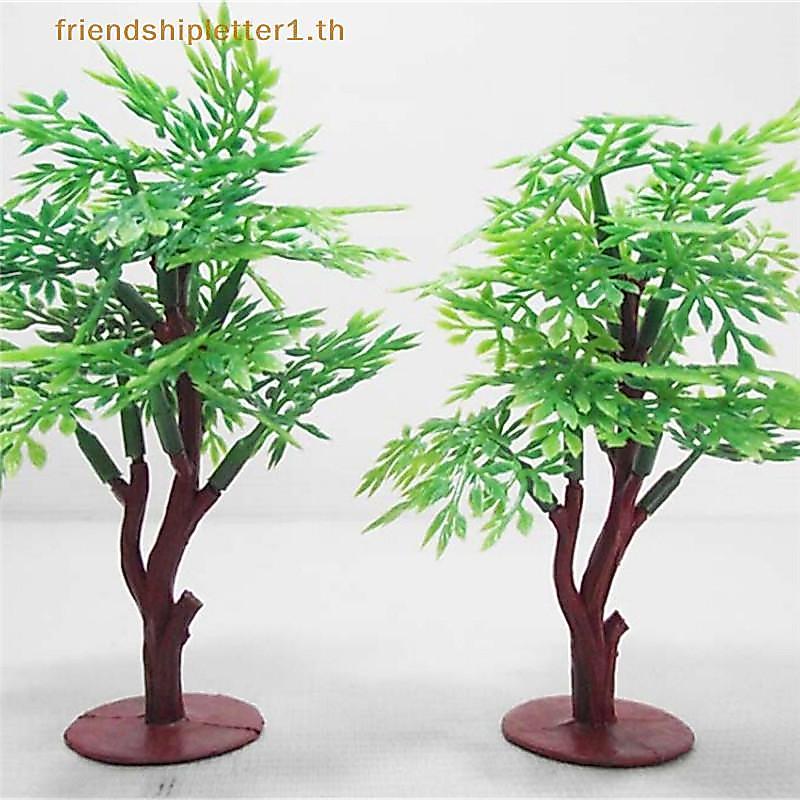 FSL Makeup Vivid 9 ซม. Green Tree Model Train Park HO SCALE Layout Scenery Dollhouse Decor .